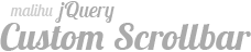 jQuery custom scrollbar